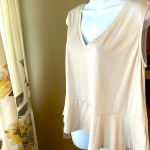 Nwt Rokoko by Dazz Cap Sleeve Ruffle Top Size S